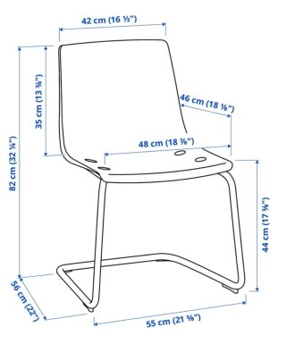 4 Sillas Tobías Ikea Transparentes