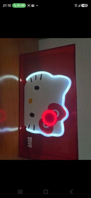 Lámpara LED Neón Hello Kitty