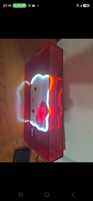 Lámpara LED Neón Hello Kitty