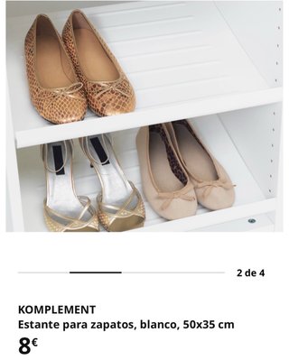 Estante zapatero armario metálico Ikea