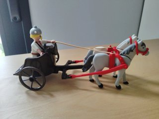 Playmobil Romano Galo Carro caballos CUSTOM