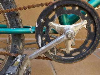 Bicicleta BH antigua a restaurar