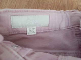 Pantalón corto vaquero rosa Zara 11/12 años