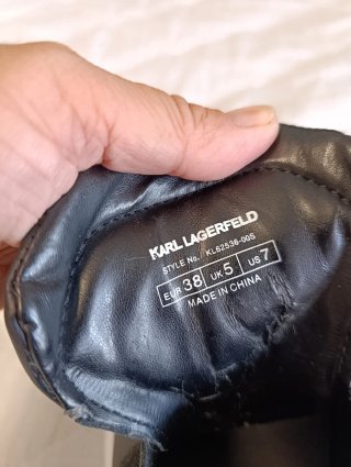 Zapatillas Karl Lagerfeld negras con strass nr 38