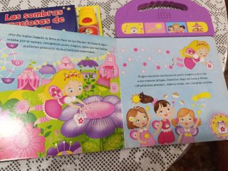 Lotes 2 libros infantiles con luz y sonido