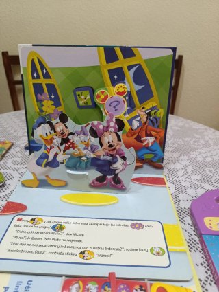 Lotes 2 libros infantiles con luz y sonido