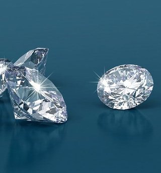 Diamante natural talla brillante diámetro 2mm.