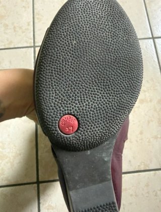 Camper donna sandali in pelle e zeppa legno n.39