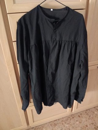 Blusón fallero negro talla 40