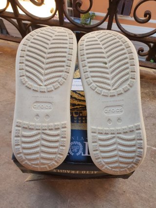 Crocs clog classic crush m9 w11 42 43 como nuevas