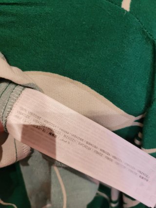 Conjunto blusa y pantalón estampado