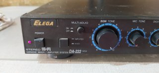 Mezclador Karaoke Elega DA-222 Estéreo Hi-Fi