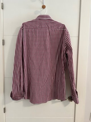 Camisa Sfera cuadros roja y blanca