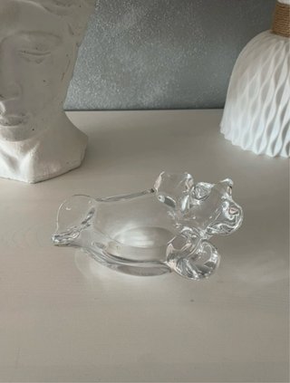 Posacenere svuotatasche orsetto cristallo Art Vann