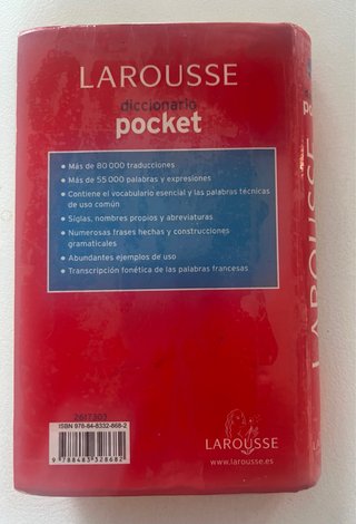 Diccionario Pocket español-francés