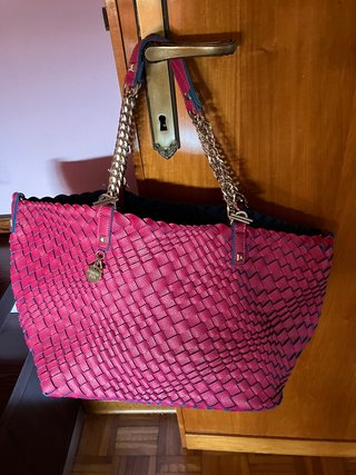 Borsa Patrizia Pepe Fucsia e Blu - originale
