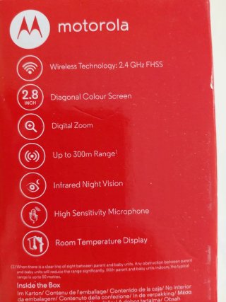 Cámara Bebé Motorola 2.8 Video Monitor