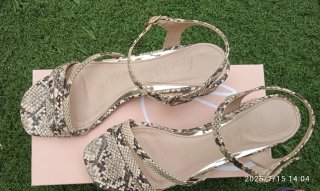 Sandalias Piccola Piu Piel Serpiente