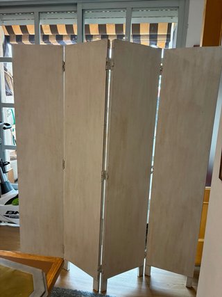 Biombo artesanal con espejos biselados