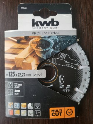 Disco multicorte KWB 125mm