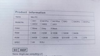 NiPoGi AK1 Pro Mini PC 16GB RAM 512GB SSD
