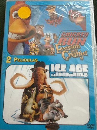 Pack 2 Películas DVD: Ice Age + Chicken Run