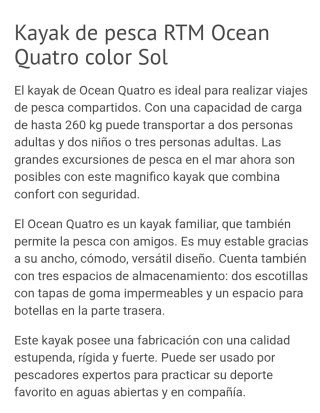 Kayak RTM OCEAN QUATRO Amarillo/Rojo