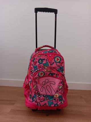 Mochila Totto con ruedas y diseño divertido