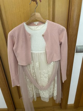 Vestido Comunión Aiana Larocca T10 Beige