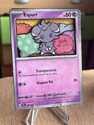 Carta Pokémon 3D Espurr