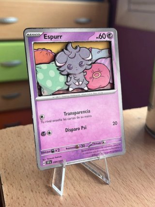 Carta Pokémon 3D Espurr