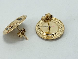 pendientes oro 18k