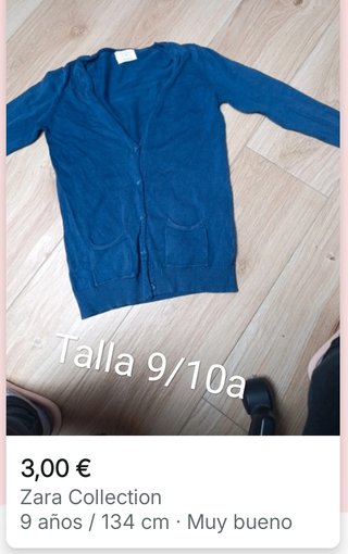 Ropa niña talla 9-10.