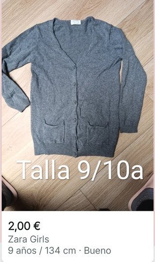 Ropa niña talla 9-10.