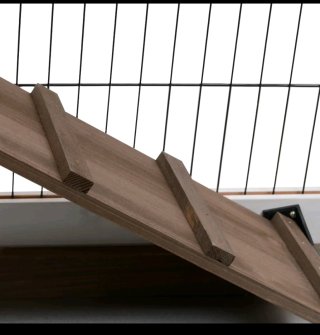 Jaula conejera madera y metal