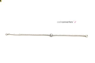 pulsera plata 925mm con piedra con circonita