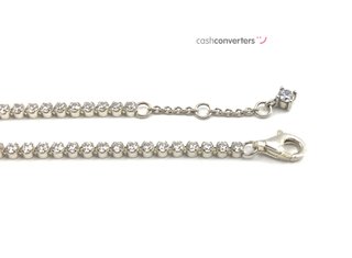 pulsera plata 925mm con piedra con circonita