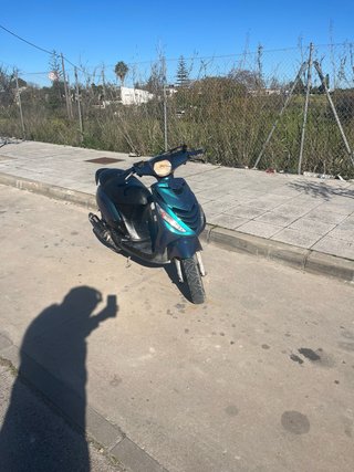 Piaggio Zip Scooter Azul/Verde