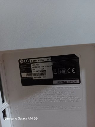Mini TV LG Blanca