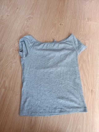 Top Brownie gris, talla XS, con etiqueta