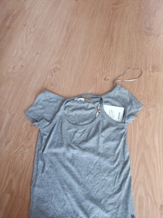 Top Brownie gris, talla XS, con etiqueta