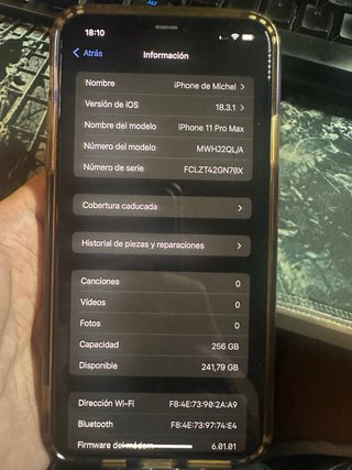 iPhone 11 Pro Max 256GB Grigio Siderale