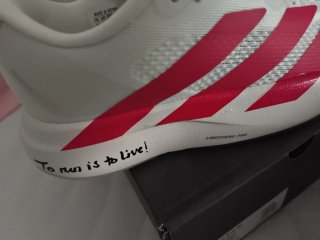 Adidas Adizero Evo SL Blancas y Rojas