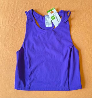 Top deportivo morado Decathlon