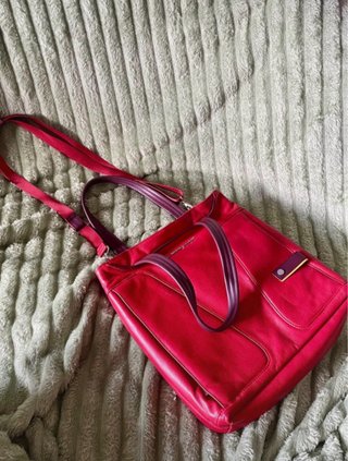 Borsa The Bridge My Farer Pelle Rossa