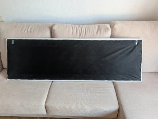 Cabecero de cama blanco