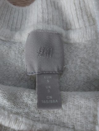 Jersey H&M Blanco Talla S
