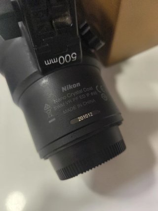 Objetivo Nikon / Nikkor 500mm 5.6 PF VR