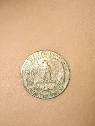 Moneda Cuarto de Dólar 1964