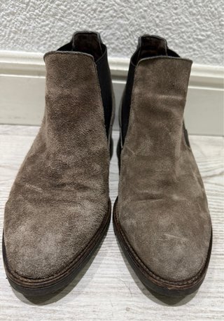 Botines de ante marrones